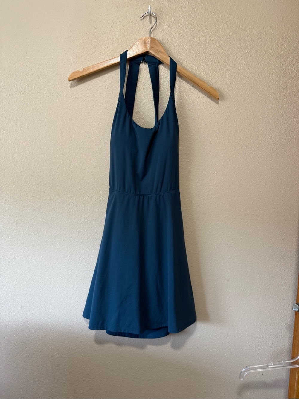 Halara Teal Blue Active Twist-Back Dress